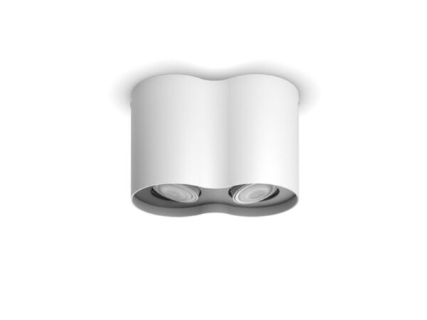 Philips Hue Pillar Double Spotlight - Smart LED Ceiling Light | White Ambiance - Image 3