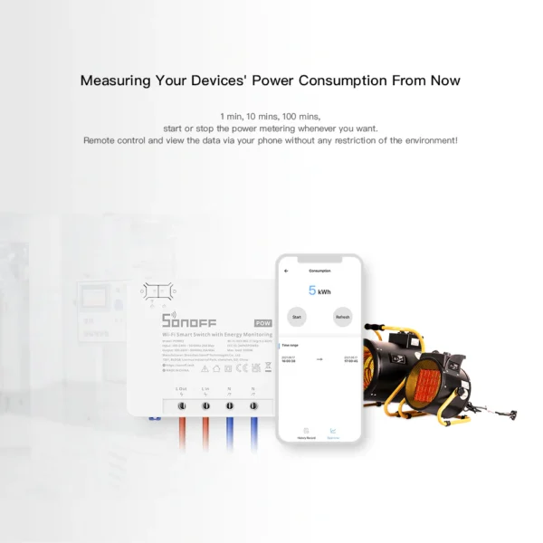 SONOFF POWR3 High Power Smart Switch - Image 3