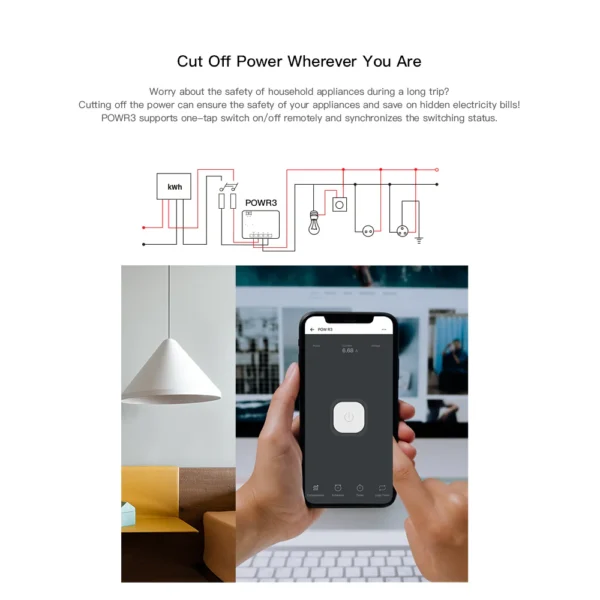 SONOFF POWR3 High Power Smart Switch - Image 7